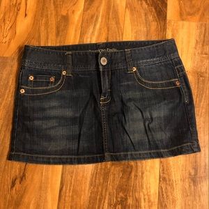 American Eagle Blue Jean Miniskirt